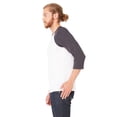 thumbnail image 2 of Bella + Canvas Unisex 3/4-Sleeve Baseball T-Shirt, 2 of 3