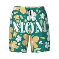 thumbnail image 4 of Lsque Mens Swim Trunks Happy Mother's Day1 Pattern - Bathing Suit Compression Liner - Beach Swim Shorts Swimwear - (S-3XL) - Stretch Quick Dry -Medium, 4 of 9