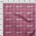 thumbnail image 3 of oneOone Rayon Pink Fabric Travel Sewing Material Print Fabric By The Yard 56 Inch Wide, 3 of 5