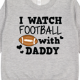 thumbnail image 3 of Inktastic I Watch Football with My Daddy Toddler Sweatshirt, 3 of 4