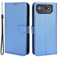 thumbnail image 1 of For Asus Rog Phone 6 5G/Rog Phone 6 Pro 5G Diamond Pattern Leather Case Blue, 1 of 5