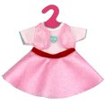 thumbnail image 4 of Vestido rosa a capas con leggings blancos para muñeca American de 18 " Sunnimix Ropa de muñecas, 4 of 5