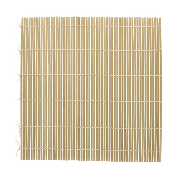 WEUVEB Bamboo Sushi Making Mat Olive Green 1Pcs 11.75X11.75X0.12In