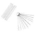 thumbnail image 2 of Guitar Nut Slotting File Kit Metal Clear Pattern 10 Rods Portable Guitar Nut Slot Polish Maintenance Tool, 2 of 14