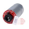 thumbnail image 5 of 1 Set GM25-370 350RPM Eje de Forma D Motor de Engranaje de 6 Cables con Codificador y Rueda, 5 of 5