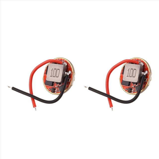 2X Módulo de Placa Controladora XHP70 6V LED 5A Placa Controladora de Corriente Constante 22 mm Voltaje de Entrada 6-12,6 V Accesorios para Linterna