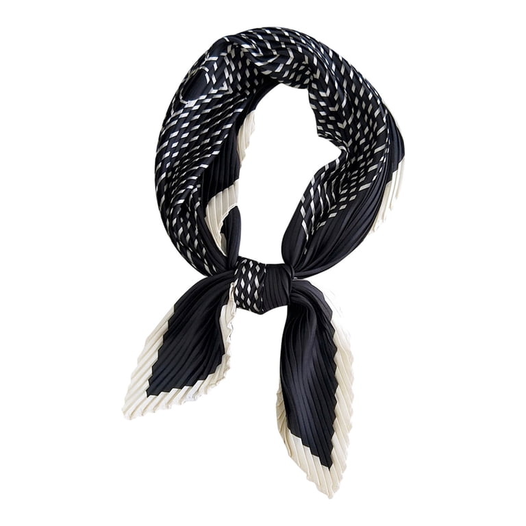 Mulberry Silk Hair Scarf Ribbon Headband Neck Neckerchief Fashion Accessory Nrmvnmi Women main image 4