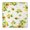 Yellow Lemon Fruit, variant on Yellow Lemon Fruit Sunflowers White Pattern Square Fitted Tablecloth with Elastic Edge,Square Table Cover,Washable Elastic Table Cover for Home Kitchen Party Decor 34"x34"