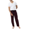 thumbnail image 2 of George Men's and Big Men's Silky Fleece Sleep Pajama Pant, sizes S-5XL, 2 of 7