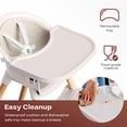 thumbnail image 5 of Fodoss Trona De Madera 3 En 1 para Bebés Y Niños Pequeños,Trona Infantil Convertible Fácil De Limpiar,Silla De Diseño Moderno para Comer De Bebe, 5 of 5