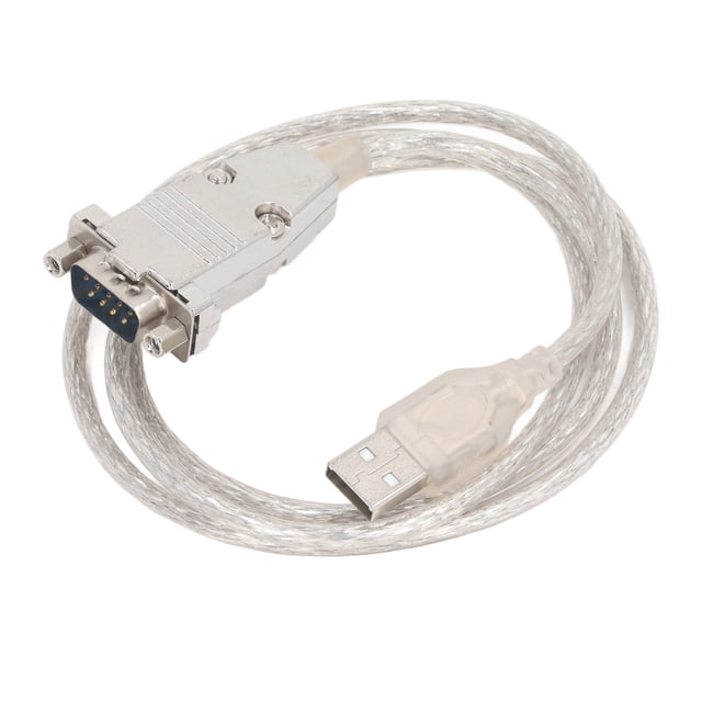 USB To DB9 Serial Adapter Cable, USB To Serial Adapter Silver Plug and Play 3.3ft for Label Printers