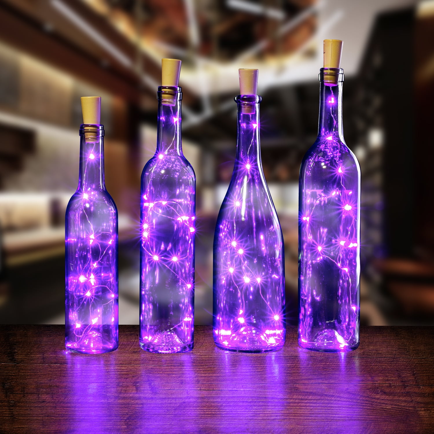 AGPtek 8PCS Cork Bottle Lights Mini String Light 30inch for Decoration