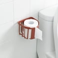 thumbnail image 1 of Toilet Paper Basket Wall Mounted Basket Bathroom Accessories Toilet Paper Holder Wall Mounted Toilet Paper Basket Heavy Duty Bathroom Storage Rack For Household, 1 of 4