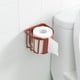 thumbnail image 4 of Soporte para papel higiénico, soporte para papel higiénico, estante para papel higiénico de pared, cesta de papel higiénico, claridad notable, 4 of 4