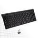 thumbnail image 4 of Teclado delgado de escritorio con puerto USB silencioso para PC y portátil, compatibilidad amplia. Negro, 4 of 8