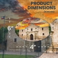 thumbnail image 3 of Magnet Me Up The Alamo Texas Oval State Magnet Decal, 4x6 inch, Iconic Landmark, 3 of 8