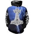 thumbnail image 1 of Sudadera con Capucha con Estampado 3D De para Hombre,Ropa De Calle Informal con Estampado De El Cuervo del Tatuaje, Estilo Retro Harajuku CBW-2020 3XL CBW-2020 3XL Xishao ropa, 1 of 2