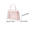 thumbnail image 3 of Yaayu Transparent Waterproof PVC Wash Bag, Breathable Toiletry Cosmetic Organizer for Travel, Storage Trunks & Bag, Clear, 3 of 5