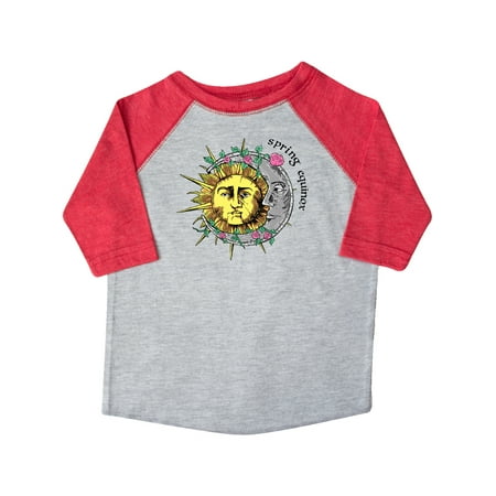 

Inktastic 1st Day of Spring Sun and Moon Spring Equinox Gift Toddler Boy or Toddler Girl T-Shirt