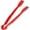 Red, variant on TrueCraftware - 9" Flat Grip Serving Tongs, Polycarbonate, Beige Color, NSF listed