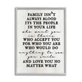 thumbnail image 3 of Stupell Industries Moving Family Quote Acceptance Text Plank Patterned Graphic Art Gray Framed Art Print Wall Art, Design by Daphne Polselli, 3 of 5