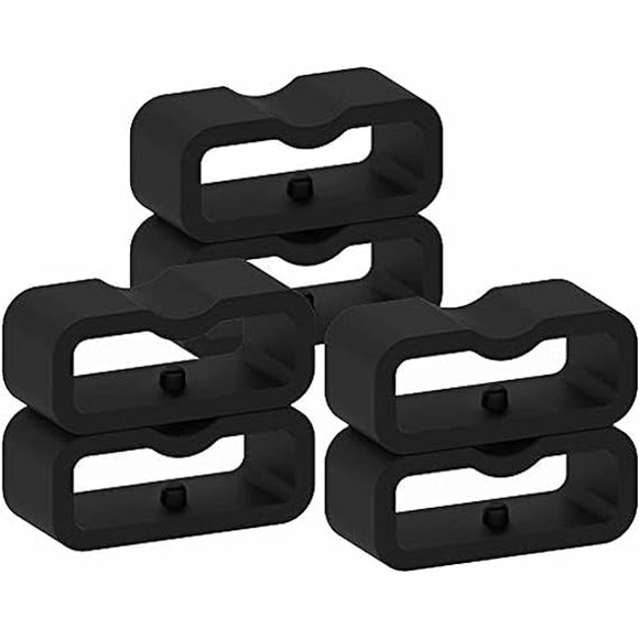 Anillos De Sujeción Compatibles Con Garmin Vivosmart 3 Vivosmart 4/Vivofit 3 Vivofit 4/Vivofit Jr.3 Vivofit Jr.2 Bandas De Goma De Repuesto Keeper Loop Anillo De Retención De Soporte De Seguridad