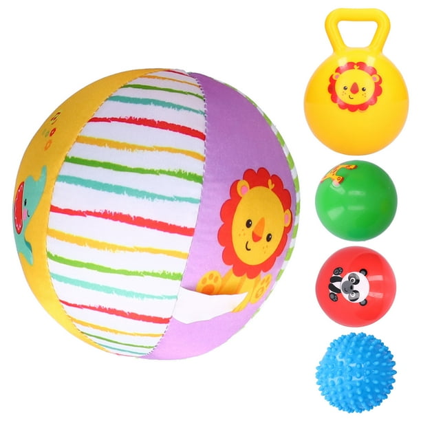 Pelota De Actividades Jack El León De Lilliputiens – Juguete Sensorial De Tela Con Cascabel Y Papel Crujiente, Lavable, Para Bebés Desde 6 Meses