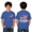 Blue, variant on Boys Patriotic T-Shirt USA Flag 250 Years of Freedom Double-Sided Print Tee Kids Independence Day Top 1-13 Years