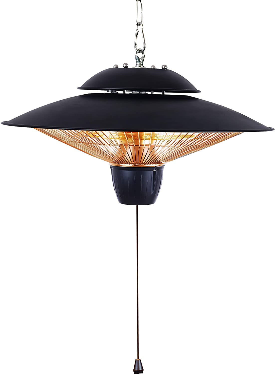 RENR 1500W Outdoor/Indoor Electric Patio Heater, Ceiling Mounted, Iron