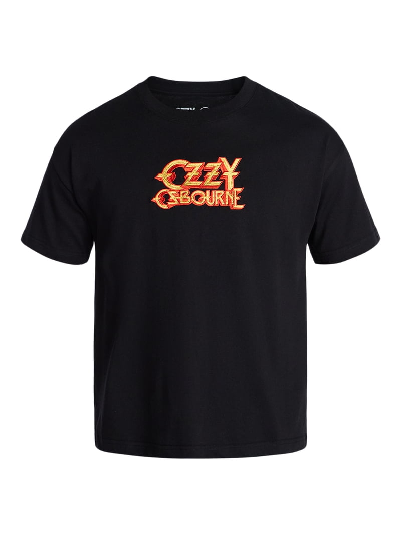 Ozzy Osbourne Men's and Big Men's Boxy Fit Graphic Tee, Sizes XS