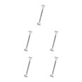 thumbnail image 2 of VONKY Acier Inoxydable Corps Fermé Tourbillon Mâchoire Fourche Câble Rigging Vis Argent M6 5Set, 2 of 6