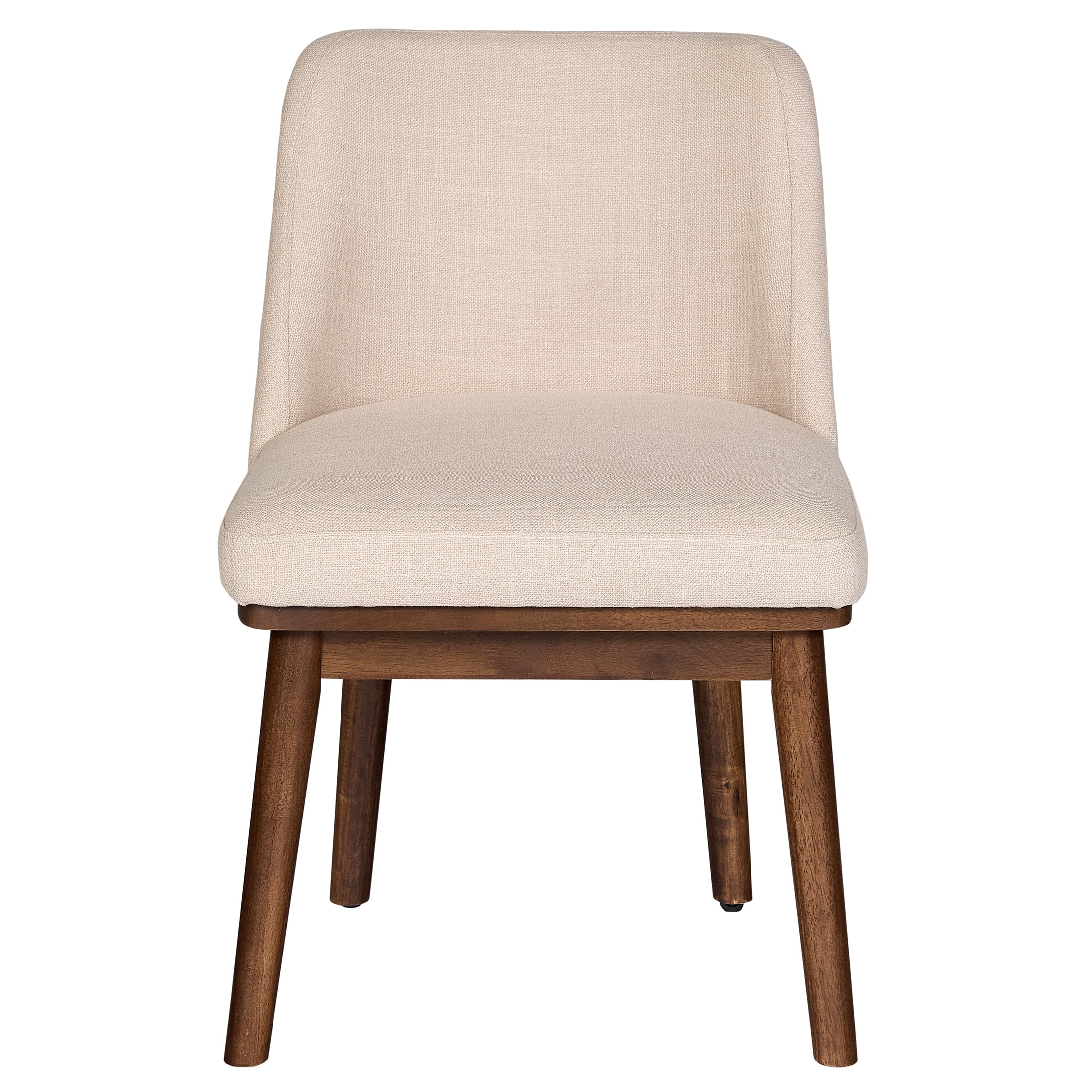 Better Homes & Gardens Springwood Dining Chair, Walnut Wood Finish, Set of 2
