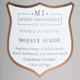 thumbnail image 5 of Manly Indulgence Mojave Suede Scented Jar Candle, Premium Scented Candles for Men with High Fragrance and High Quality Wooden Wick, Signature Collection, White Jar, 15 oz - Up To 60 Hours Burn, 5 of 9