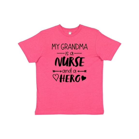Inktastic My Grandma is a Nurse and a Hero Youth T-Shirt