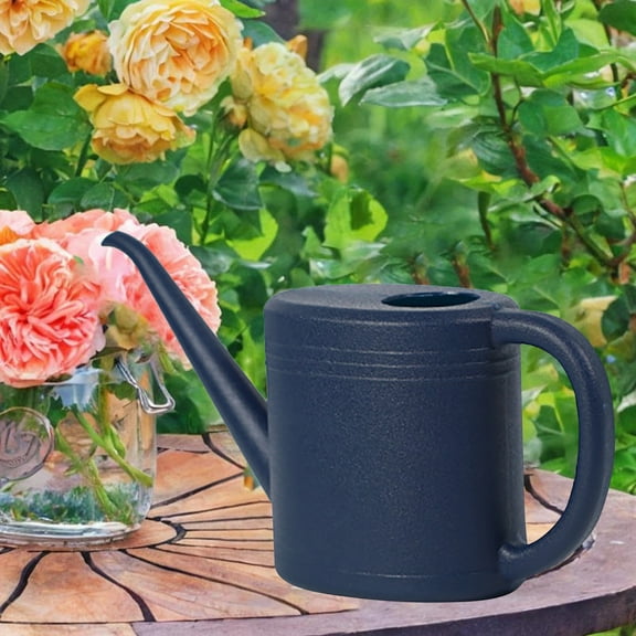1L Plastic Watering Can with Long Spout and Comfort Handle for Indoor Plants Outdoor Garden Flowers Potted Plants
