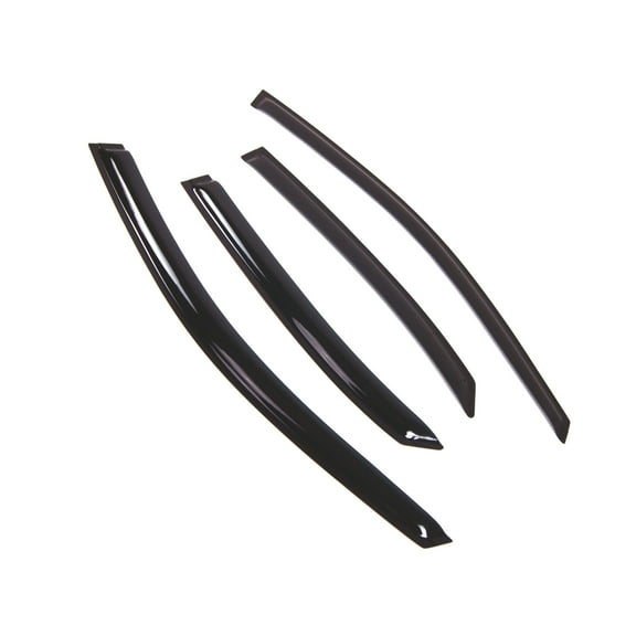 TuningPros Outside Mount Window Visor Deflector Smoke Tinted 4 Pcs Set For 2010-2015 Lexus RX350 RX400 RX450H