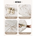 thumbnail image 4 of Bolsa de maquillaje de viaje EACHY, bolsa de cosm&#2013265929ticos de gran capacidad para mujer, bolsa port&#2013265921til impermeable, bolsa de aseo plana abierta, bolsa, 4 of 7