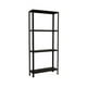 thumbnail image 1 of Estante Organizador Anaquel Metálico Ajustable ADF Estantería 4 Repisas 190x84x30 cm Multiusos Color Negro, 1 of 7