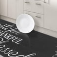 thumbnail image 4 of MeyJey Farmhouse Kitchen Rug Set of 2, Non-Slip Anti-Fatigue Waterproof Cushioned Mat for Kitchen, Dining & Laundry Room, 20"x31.5"+20"x59" Black, 4 of 13