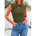 thumbnail image 3 of Remera PRETTYGARDEN de Punto Acanalado con Mangas Cortas M, 3 of 8