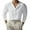 White, variant on KHONTS Men's Waffle Henley T Shirts Long Sleeve Stylish Casual 3 Button Placket Slim Fit Tees Thermal Undershirts White XL