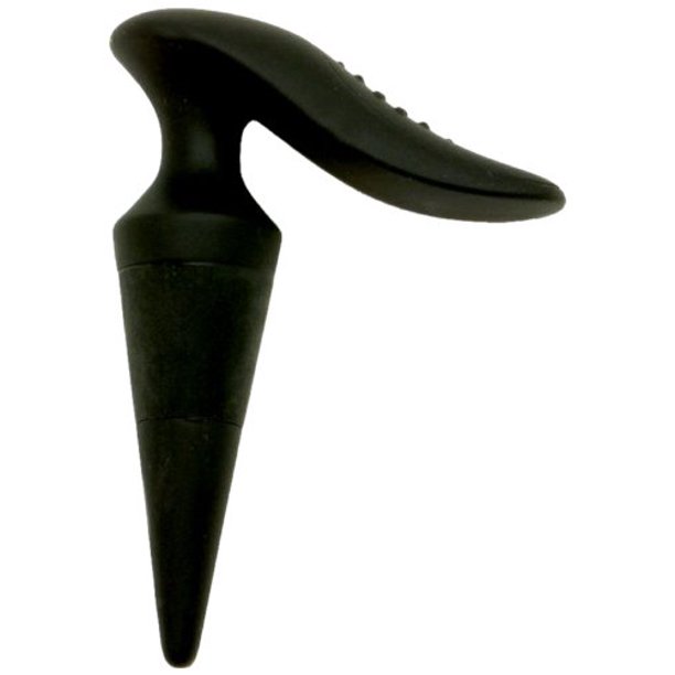 480 Grip Ez Wine Stopper Black Soft Grip Wine Stopper Features An Ergonomic Design That Makes It Easy To Push In And Pull Out Most Wine Bottles By Norpro Walmart Com Walmart Com