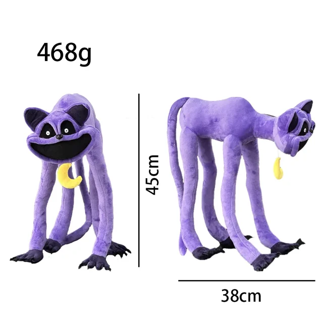 Juguete de peluche de bichos sonrientes, nuevo monstruo, Catnap, peluche de bichos sonrientes, almohada rellena, muñeca, juguetes para fanáticos del juego