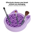thumbnail image 4 of Makeup Brush Cleansing Mat Drying Holder Brushes Plate ANGGREK Otros, 4 of 8