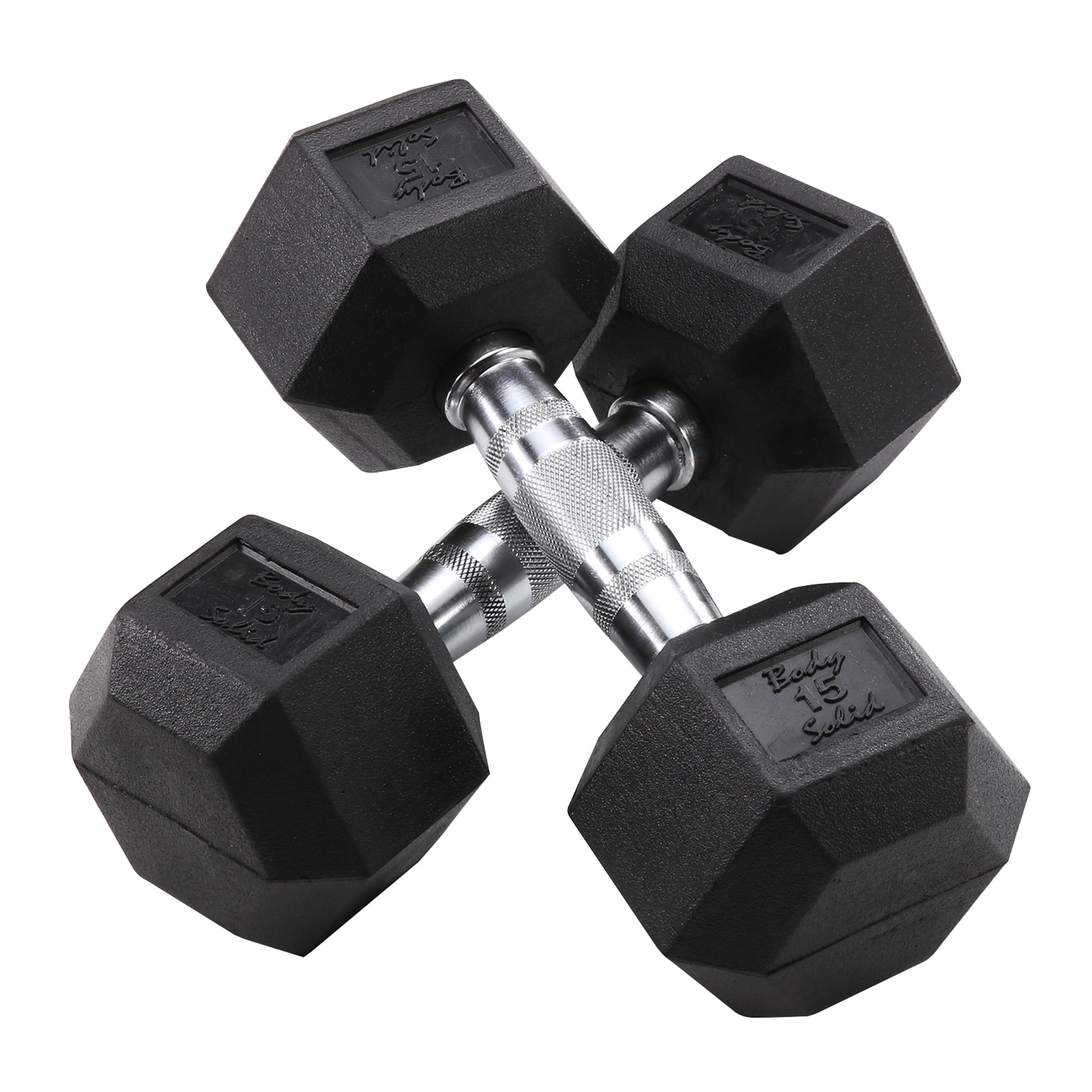 Powerline - PDR282X-DR150 Dumbbell Rack with 5-25 lbs Rubber Dumbbell Set