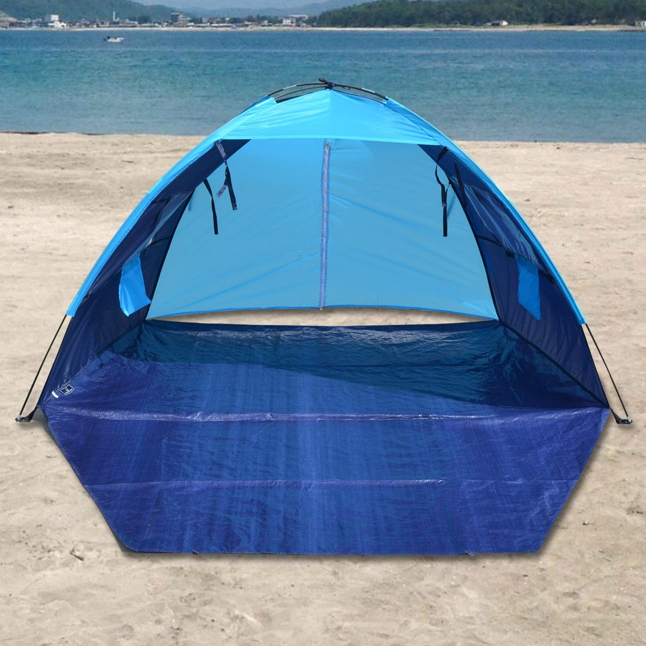 STRONG CAMEL Portable Beach Camping Picnic Fishing Tent Shelter UV Sunshade Canopy Outdoor
