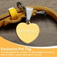 thumbnail image 5 of 5 Pack 25mm/0.98 Inch Heart Blank Stamping Tags, Metal Charm Dog ID Tags for Pet Name Tag Making Crafts Decoration DIY Pendants, Silver, 5 of 6
