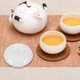 thumbnail image 2 of MRLESS 2pcs Universal Ceramic Teapot Lid Replacement White Ceramic Teapot Lid Tea Kettle Cover for Kitchen Home Restaurant, 2 of 6