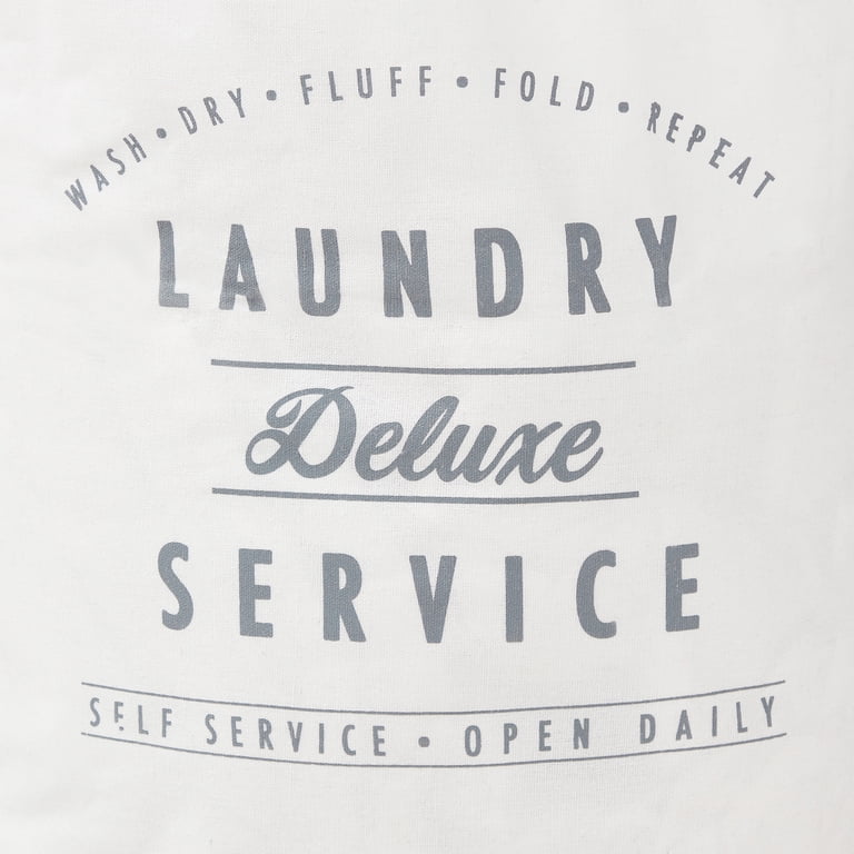 Canvas Laundry Hamper with Water-Resistant Interior photo 5