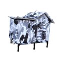thumbnail image 4 of Caseta elevada para gatos, tienda de campaña para mascotas, portátil, resistente al frío, cálida, para puerta, jardín, patio, cachorros y gatitos., 4 of 8